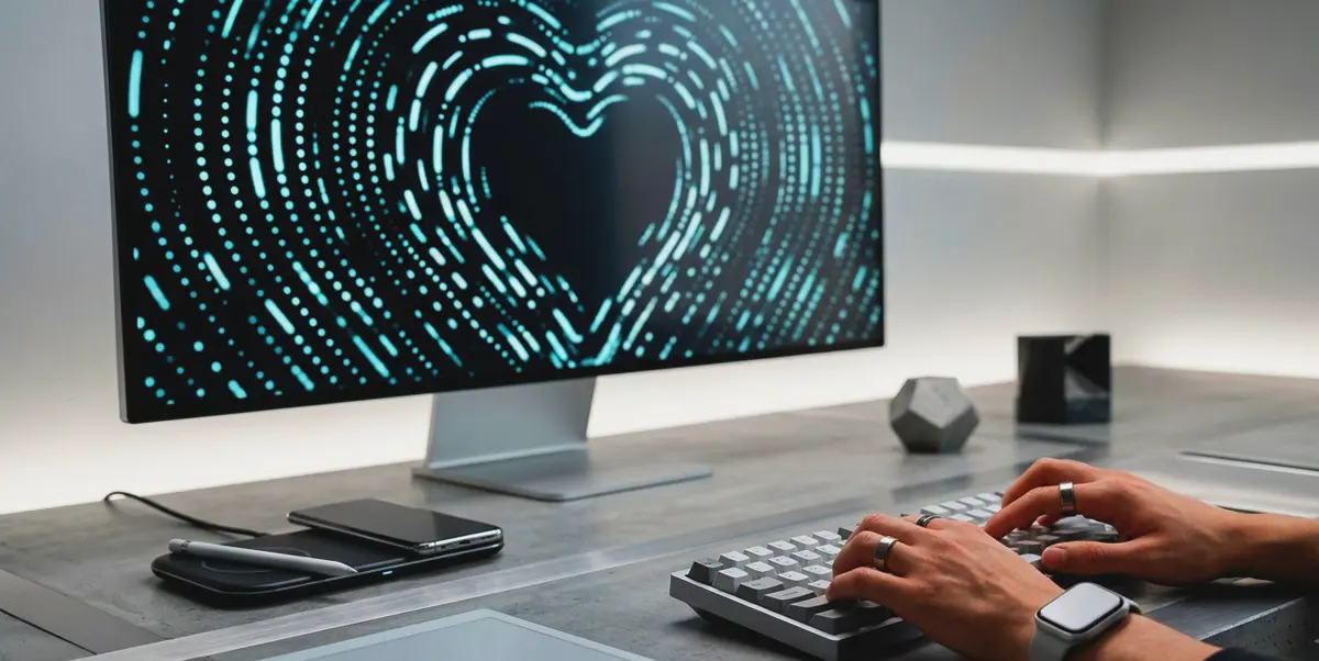 How to say I love you in Morse code — romantic dot-dash pattern guide with heart and telegraph theme